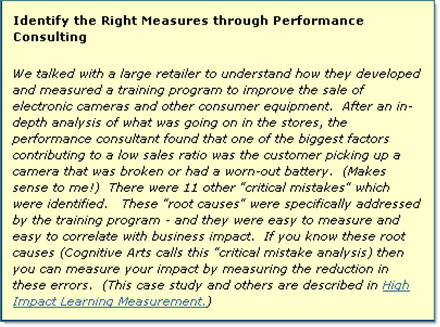 Performance Consulting