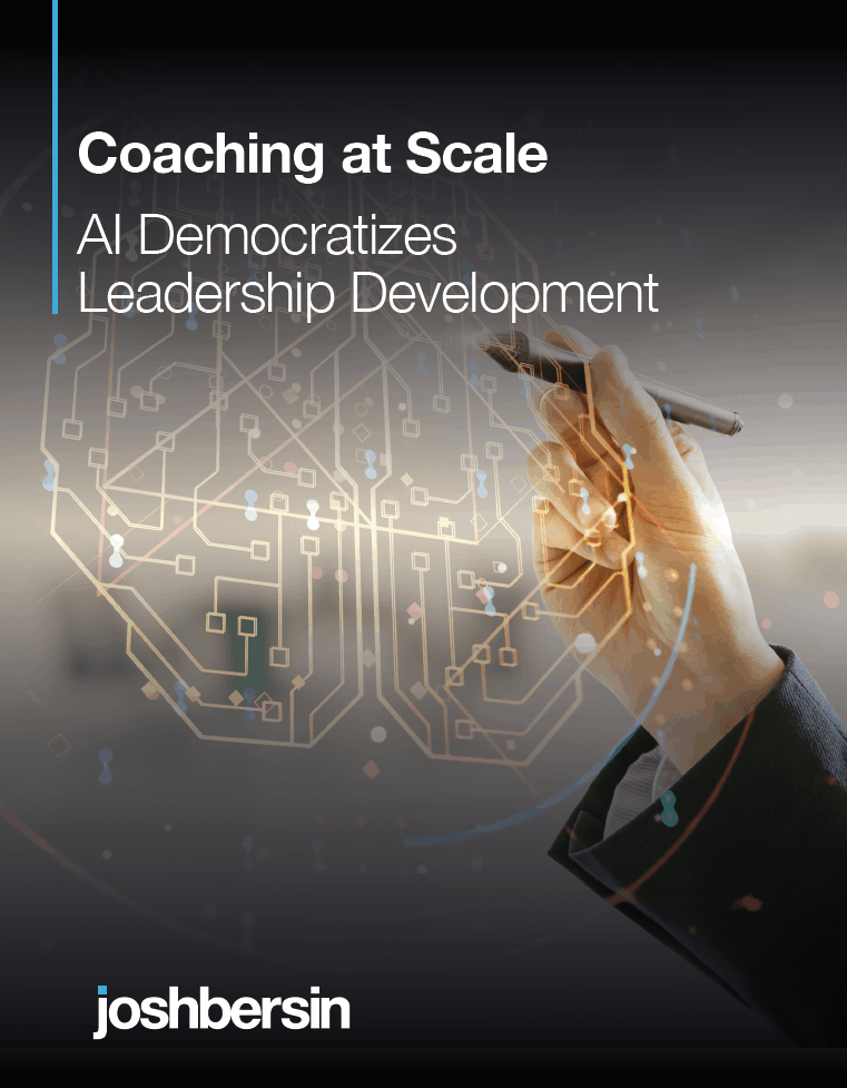 AI-Enabled Coaching Is Hot. And There's Lots More To Come. – JOSH BERSIN