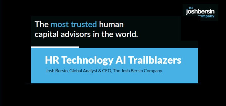 Josh Bersin Company AI Trailblazers