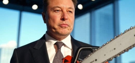 Elon Musk Chainsaw