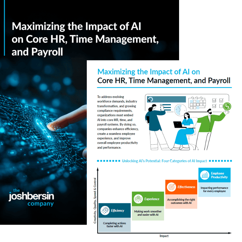 Maximizing the Impact of AI on Core HR, Time Management, and Payroll 