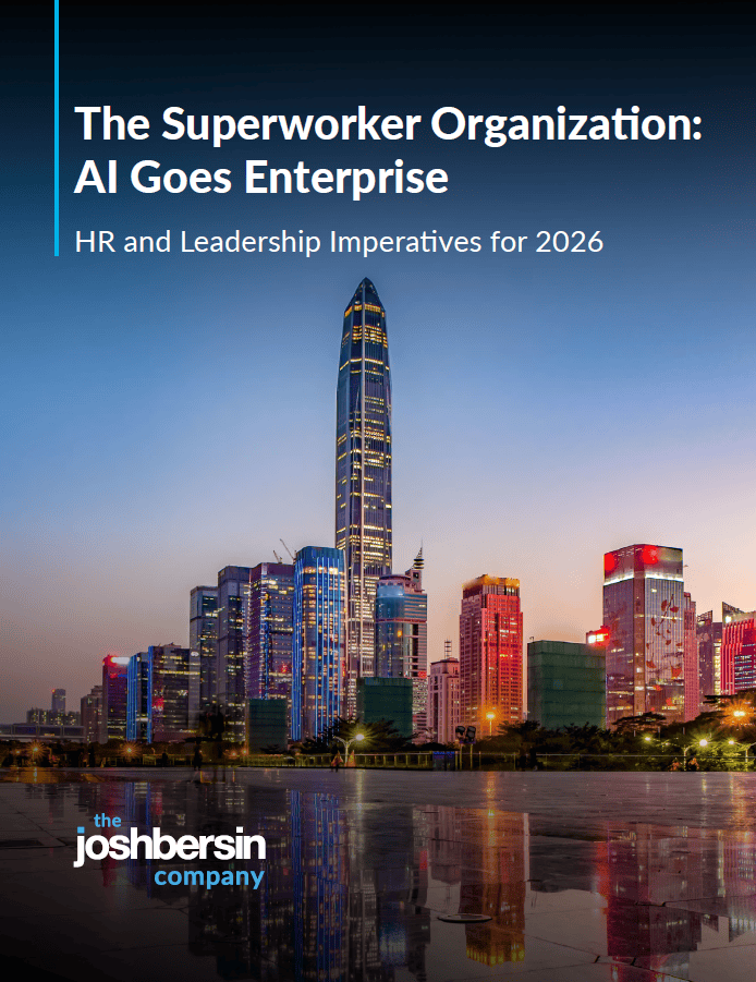 Josh Bersin Company 2026 Imperatives report