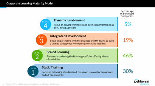bersin learning maturity model